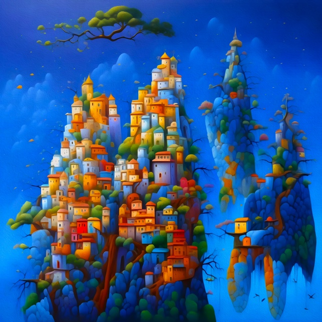 Floating Kingdoms of the Sky