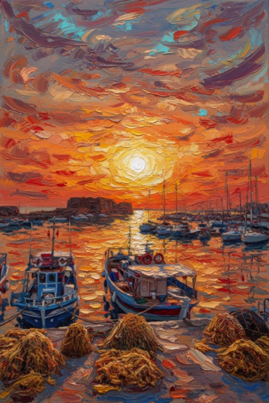 Sunset on Crete