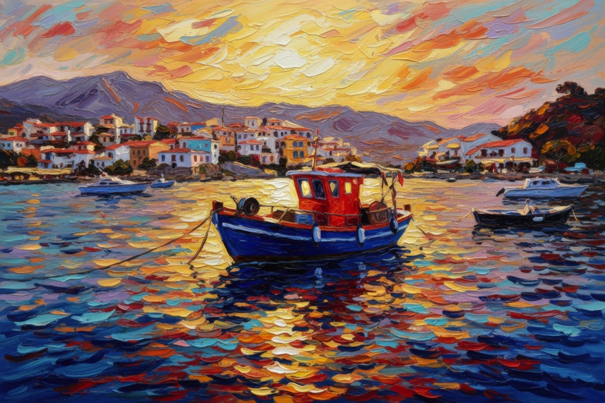 The Last Fisherman at Dusk