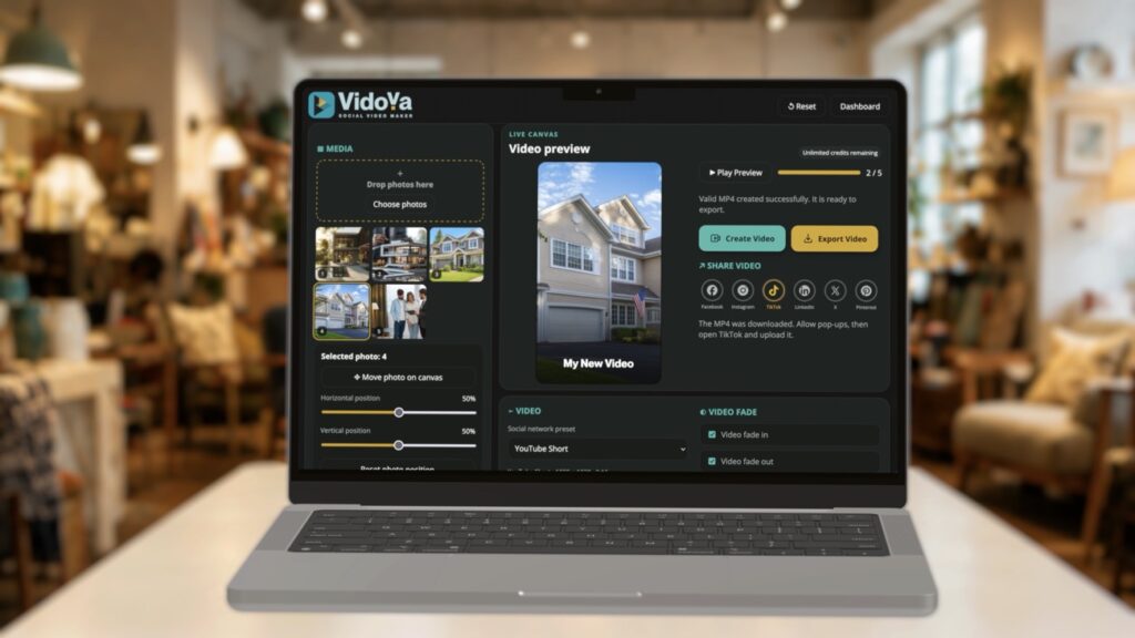 Vidoya Social Video Maker