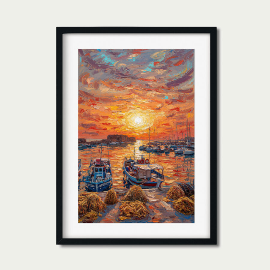Sunset in Heraklion