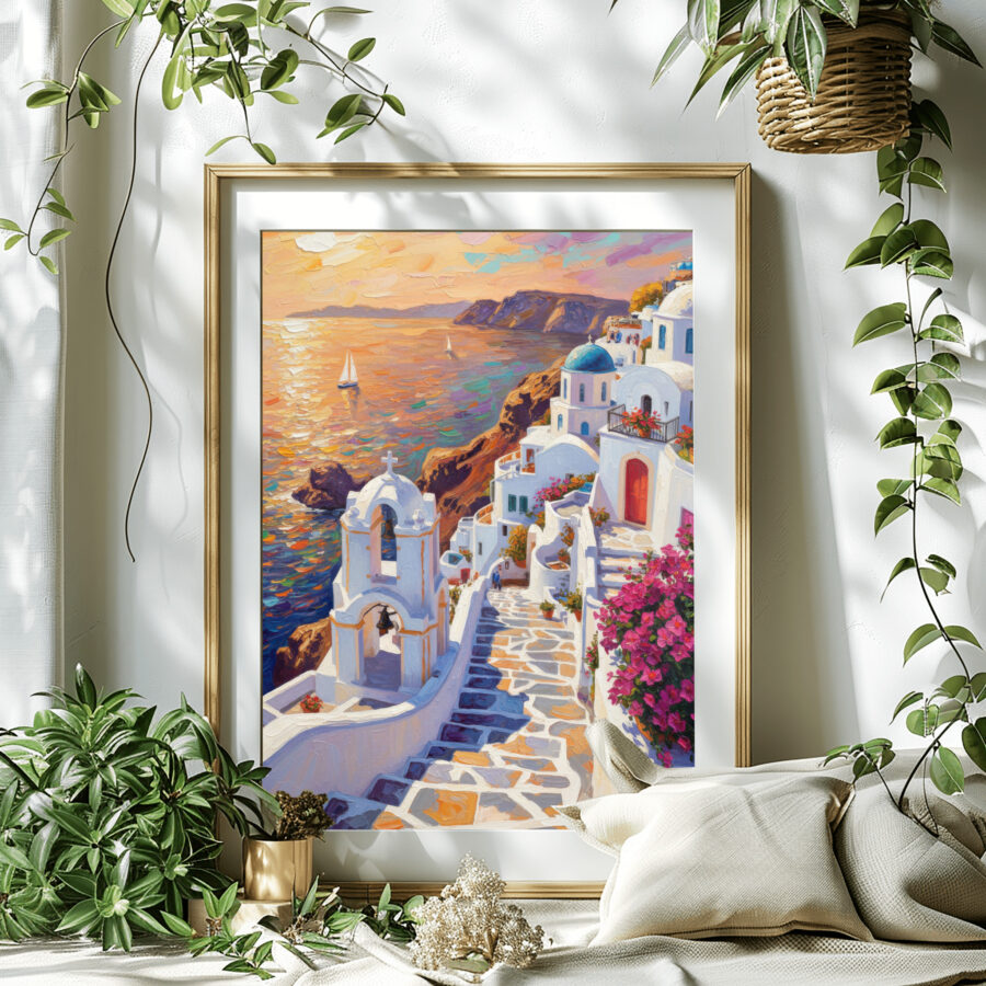Santorini Lights
